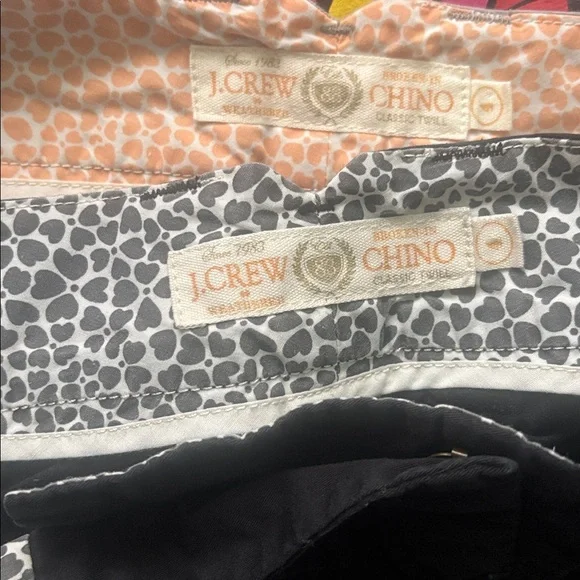Bundle of 2 J. Crew Classic Twill Cotton Chino Shorts - 4 - Picture 2 of 2